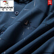 Woodpecker Father Outfit Attends Wedding Dress Long Sleeve Shirt Men's Thin Spring and Autumn High-end Mulberry Silk Shirt Men's BJ6623 Red 175 XL
