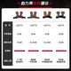 Laura Star Ghost Back Help Band Deadlift Pull-Up Fitness Gloves Palm Protection Single Bar Dumbbell Cowhide Skin Slide Bronze Sport Wristguard Anti-Slip Brown