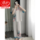 LANGSHA 2025 PAME PAJAMAS DE SILLE DE SILLE NOUVELLE SILLE PRINTEMPS, SUMÉ