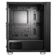 SAMA Suzaku desktop computer main case front panel iron mesh/double-sided cooling holes/wide body hardware/support ATX Suzaku air black chassis + 4 prism 4PRO temperature-controlled ARGB fans