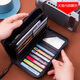 
Goldlion Qiying Store Men's Handbag Leather Clutch Men's Business and Casual Black Large (Hand-hold) 21.5*12*2.5cm