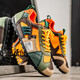 Sommer-Herrenschuhe farbblockieren lässige Canvas Forrest Gump Running Shoes 2025 Neues Männer Retro Non-Schlupf-Sporttrainingschuhe 9908 Black 46