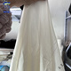 
Pangdonglai thin style opaque cool breathable solid color silk fabric silk small blue white off-white crepe 9889 white 1.1*1.9 meters 14 m meters