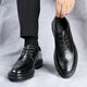 
CARTELO 2025 men's shoes new men's autumn business formal wear breathable leather shoes British soft leather soft sole casual wedding 9903 black affordable model 38