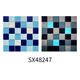 Dingyu Ligero de almacenamiento LIGHT PISMA MOSAICA Azul Gradiente Green Gradiente Luminoso Azulejos de decoración de la piscina de 25x25 mm SX48LW02