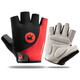 Sports gloves for men and women half-finger D268 anti-slip shock-absorbing outdoor bicycle thin cycling fitness sports gloves for men red full-finger