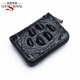 Goldlion Crocodile Muster Card Bag Herren echtes Leder Großkapazität Herrener Multi-Karten-Mode-Jugend-Orgel kleiner Karten Vorhaut 3892 Krokodil zurück (Top-Layer-Cowd.)