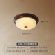 He Jiangong American ceiling light bedroom ceiling retro lamp rural aisle study lamp European lamp sun upgraded version 9923W 9923W C small brown 18B