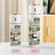 Chengliu Panda Thermosmos für Mädchen kleiner Büro Wasserbecher neuer kreativer Doppelschicht-Student süßer Cartoon Girl Cup Vv9215 Panda-Portable Thermos Cup 500ml