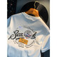 Camiseta blanca para los hombres Summer New Tendencia de alta gama Camiseta impresa Luz americana de lujo Luxury Cotton cómodo Camiseta de manga corta Camiseta de albaricoque JSW9906 Color de albaricoque elegante M Adecuado para 90-108Jin [Jin equivale a 0.5 kg]
