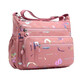 New wallet bag crossbody bag women's bag large capacity lightweight small bag breast bag casual fashion deep pink
