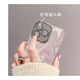 Weikai Applicable to Apple 16Pro mobile phone case iPhone 16Pro protective case full-cover anti-fall internet celebrity high-end creative shell feather hydrangea cat + bracelet