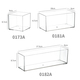 Sanqihu Desktop Box Küchenschublade eingebaute Partition Transparent Acrylschmale Streifenkosmetikstation Rechteck 4877. Seite U Transparent Korb mittelgroß 1 pt hohe transparente