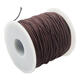 Bracelet elastic rope core-covered Buddha beads and cultural toys string bracelet string threaded beads elastic rope wear-resistant beading wire 100 meters brown elastic rope (1mm thick)