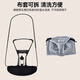 Mengyier mecedora Baby Coaxing Artifact Cooxing Baby para convencer al bebé a la cuna del sueño reclinable reclinable silla de ajuste ajustable silla calmante gris [doble red transpirable] juguetes cognitivos