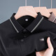 
Innolan 2024 new middle-aged dad summer ice silk top for men's short-sleeved T-shirt polo shirt casual solid color and bloody blue color average size 17080-110Jin [Jin equals 0.5 kg]