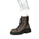 Woodpecker Hollow Martin Boots Spring and Autumn Thin Mesh Boots New Thick Heel Thick Sole Mesh Sandal Boots Summer Breathable Short Boots Black 39