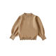 Youyou Girls halb auf Turneck Pullover Basishemd Winter Kinder süßer und süßer Puffärmel Winddicht warm warm warm T-Shirt Trend Khaki 80 cm