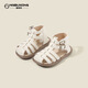 Boe [offizielles Flaggschiff] OCC-Mädchenschuhen Baby Kleinkinderschuhe neue Sommersandalen High Top Children's Roll 9221 Beige 22 Fabrikbestellpreis-25 (100 Paar)