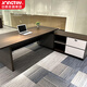 Zhongtai light luxury simple modern leadership boss desk desk large capacity desk president manager desk and chair combination 1.8 meters