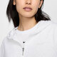 NIKEChill Terry Solid Color Loose Zipper Hooded Jacket Women's Birch Heather Birch Heather XS