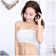 Tube top women's large size inner wear summer thin modal versatile bottoming fat mm anti-exposure strapless one piece 1 piece black L 100-130Jin Jin is equal to 0.5 kg