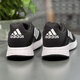 Adidas (adidas) running shoes men's shoes new DURAMO SL mesh breathable sports shoes training preparation lightweight fitness running shoes JQ9716 black 40 (245mm)