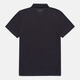 Descente Men's Double Bretted Functional Short Polo Polo Summer Sweat-Absorbing and Breathable Black L (100)