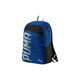 Puma (PUMA) sports fashion letter pattern printed zipper opening and closing fabric school bag backpack backpack regular lesbian bright blue