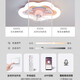 
Les (NVC) 2025 latest Les room fan ceiling light for girls bedroom 360 degree shaking head 6-speed wind speed cool full light 9195 Astronaut fan light Wuji dimming + fine