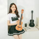 
IbanezADL veneer ukulele female beginners musical instruments small guitar students children's gift [Vector board] Ailian Say + full accessories + plus cotton bag 26 inches