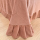 Mercury series A type 230g milk velvet coral velvet bed four-piece set 6D carved velvet winter bedding flannel thickened quilt cover 1 Yunshang-grey purple 1.8m bed sheet four-piece set