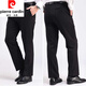 
Pier Cardin spring and autumn thick men's casual pants middle-aged versatile high waist deep crotch loose straight business suit pants long trousers thick 16817 micro-stretch size 28 sizes (2.12 feet waist)