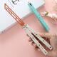 Borderless Siren v3 Ceramic Gradient Color Splash Ink Training Knife Practice Blade 7 Series Glass Static Model Ceramic Blue Handle Orange Blade