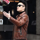 Playboy (PLAYBOY) 2025 Autumn and Winter New Genuine Leather Coat Men's Short Lapel Leather Thin Jacket Men's Leather Casual Jacket Men Yellow Brown XL 175 Code-125-135Jin Jin is equal to 0.5 kg