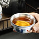 Chicken Crock Cup Daming Chenghua Doucai Antique Kung Fu Tea Cup Tea Set Ceramic Glaze Color Tea Cup Master Single Cup Large Chicken Crock Cup (Single Cup) 110ml