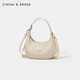 
CinvaiKrose official website small c/k bag women's bag 2025 new underarm handbag single shoulder crossbody bag handheld crescent bag cream white