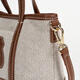Teenie Weenie Bearnova Damen Umhängetasche 2025 Sommer Neu einfacher und modisches lässiges Pendelpendel -Leinwand Bag Brown Fre