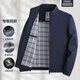 Woodpecker (TUCANO) Middle-aged Men's Dad Spring Jacket Top Middle-aged Men's Jacket Men's Spring and Autumn Business Casual Men's Clothing N9528 Khaki M /170 [suitable for 80-100Jin [Jin equals 0.5 kg]]