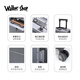 Walker Shop Suitcase All-Aluminum Magnesium Magnium Brand Brand Front открывать рычаг.