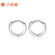 Liuguifu Jewelry Platinum Earrings Women's PT950 Earrings Birthday Gift About 1.90g
