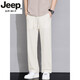 Jeep Spirit Light Luxury High-end Summer Ice Silk Silk Straight Leg Casual Bants для мужского льда.