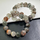 
Thousand-layered ghost crystal bracelet for four seasons natural full mine ghost deep green red ghost bead bracelet QCSJ12244 bead diameter about 12mm