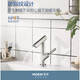 Moen (Moen) Basin robinet Hot and froid salle de bain lavage de salle de bain armoire de salle de bain robinet rotatif d'eau tournante 15122 Chrome plaqué