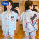 Disney Boys Ice Silk Pyjamas Sommer Cartoon Kurzärärmelbabykinder mittelgroße Kinder Home Kleidung Jungen Dünne Klimaanlagen Q ICE Seiden Doppelkürzel 6630# Pink Beaver 170 Größe 10 Empfohlene Höhe [100-110 cm]