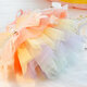 Vêtements de chien Cat mince Cat jupe arc-en-ciel papillon coloré bouffant petit chien en peluche en peluche 4867 rose papillon ne peut pas être démonté xs est environ 2-4 Jin [Jin est égal à 0,5 kg] 2 pièces à 95% de rabais