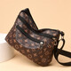 
PSVORT new versatile and atmospheric middle-aged women's bag mother bag multi-layer soft leather one-shoulder crossbody bag mother-in-law bag crossbody bag arrow pattern