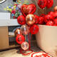 
Sanqi Tiger Wedding Room Decoration and Decoration Love Balloon Table Floating Creative Wedding Mid-Autumn National Day Bracket Bedroom Wedding Supplies B3890 Princess Please make a fortune