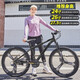 Phoenix official flagship store mountain bike men and women speed bike teenagers student off-road road racing Turui steel frame [spoke] long lime 26 inches [suitable for 160-185cm] 27 speed