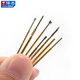 Zejie test probe P100 R100 test needle retractable spring thimble pcb circuit board burning chip R100-4S soldering wire needle set (10 pieces) No Specifications